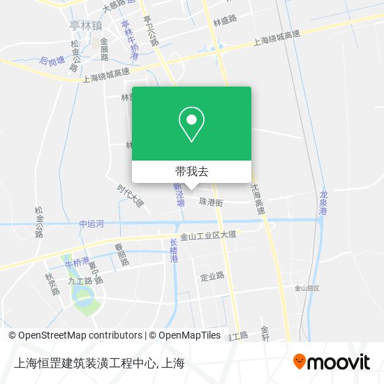 上海恒罡建筑装潢工程中心地图