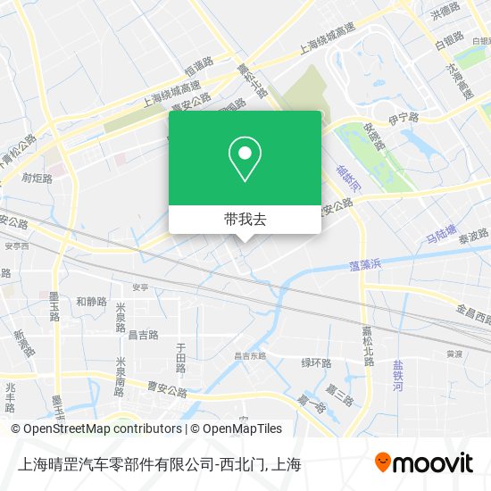 上海晴罡汽车零部件有限公司-西北门地图
