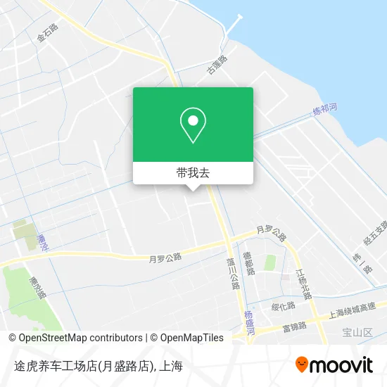 途虎养车工场店(月盛路店)地图