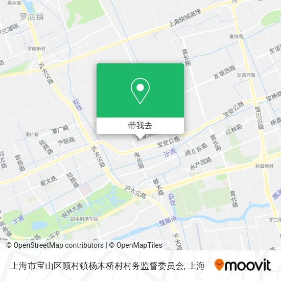 上海市宝山区顾村镇杨木桥村村务监督委员会地图
