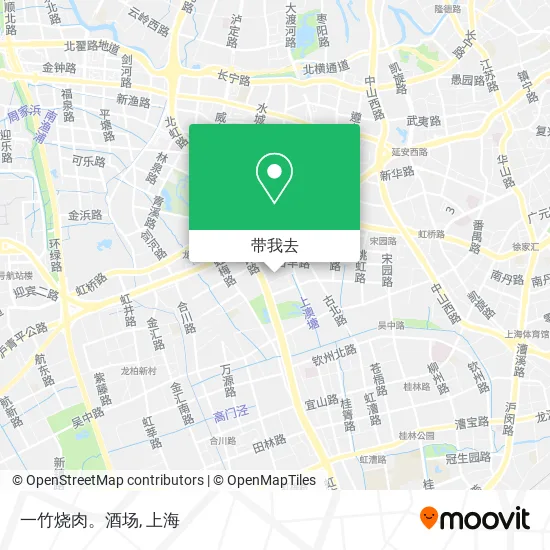 一竹烧肉。酒场地图