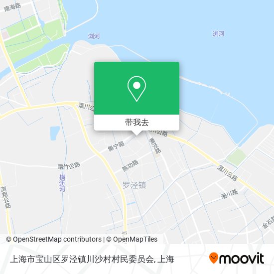 上海市宝山区罗泾镇川沙村村民委员会地图