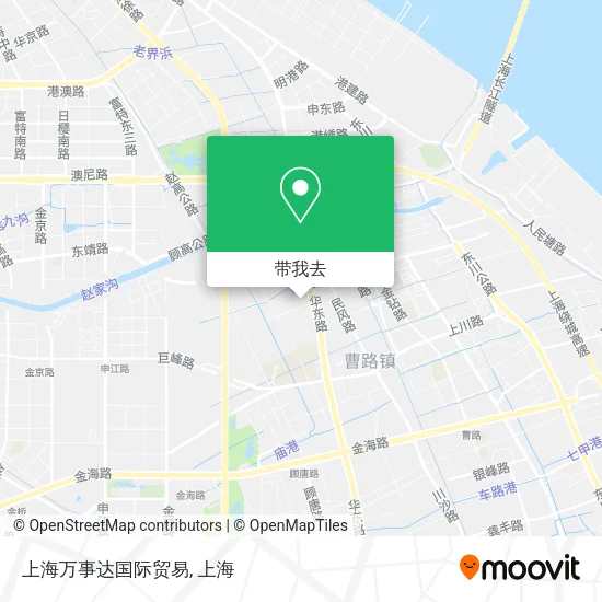 上海万事达国际贸易地图