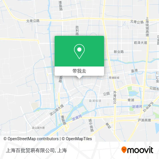 上海百批贸易有限公司地图