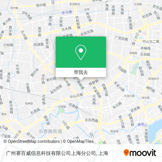 广州赛百威信息科技有限公司上海分公司地图