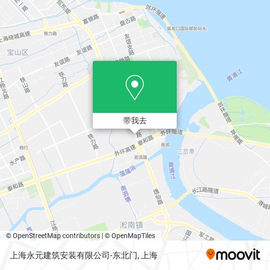 上海永元建筑安装有限公司-东北门地图