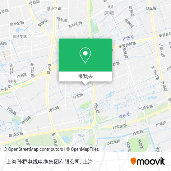 上海孙桥电线电缆集团有限公司地图