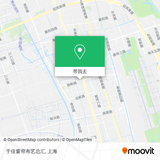 于佳窗帘布艺总汇地图