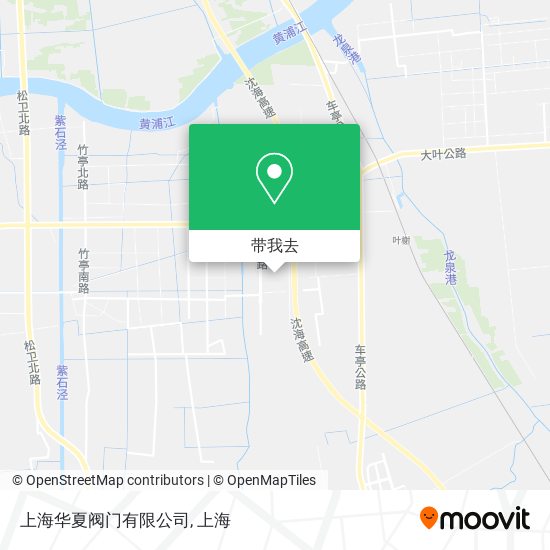 上海华夏阀门有限公司地图