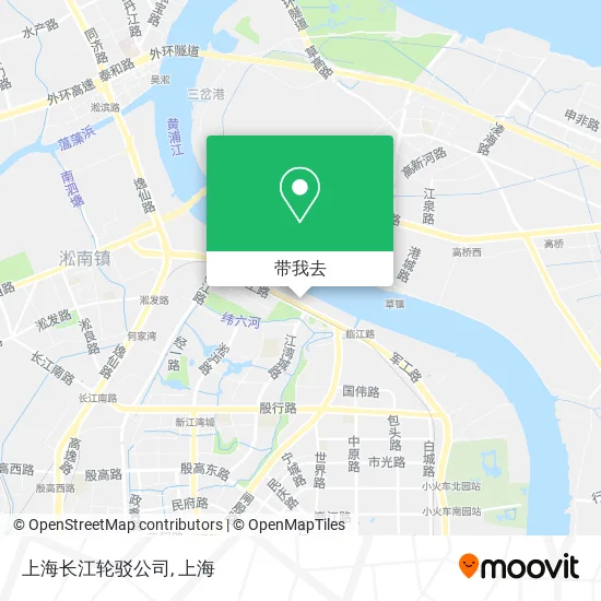 上海长江轮驳公司地图