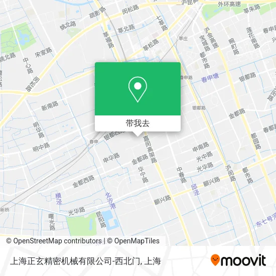 上海正玄精密机械有限公司-西北门地图