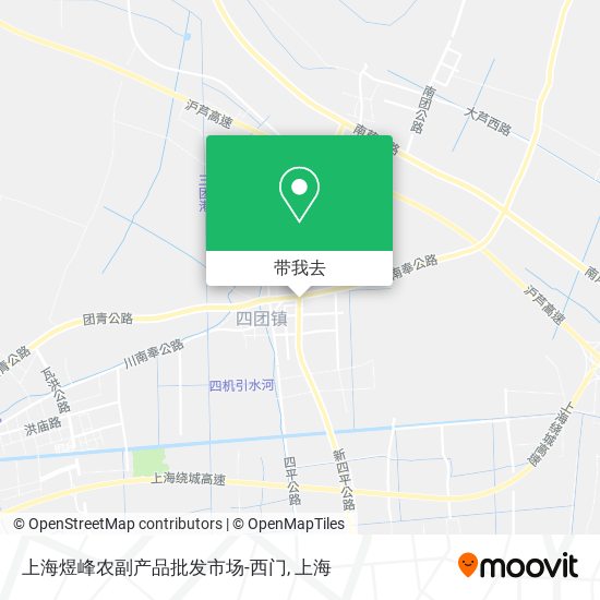 上海煜峰农副产品批发市场-西门地图