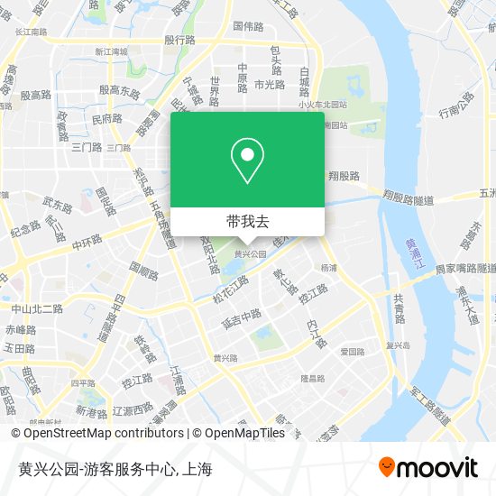 黄兴公园-游客服务中心地图