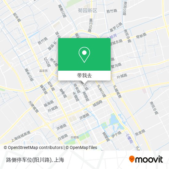 路侧停车位(阳川路)地图