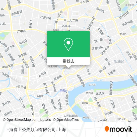 上海睿上公关顾问有限公司地图