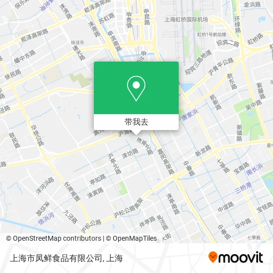 上海市凤鲜食品有限公司地图