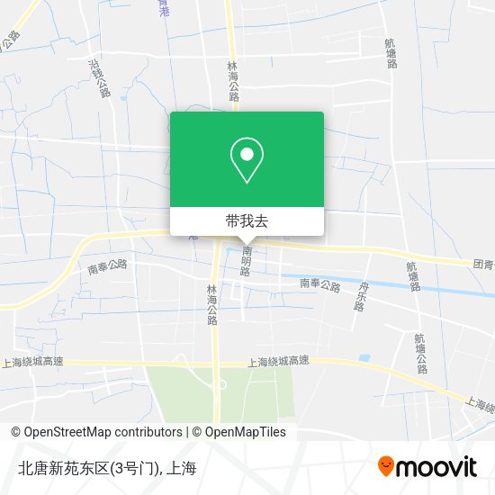 北唐新苑东区(3号门)地图