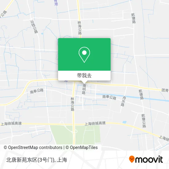 北唐新苑东区(3号门)地图