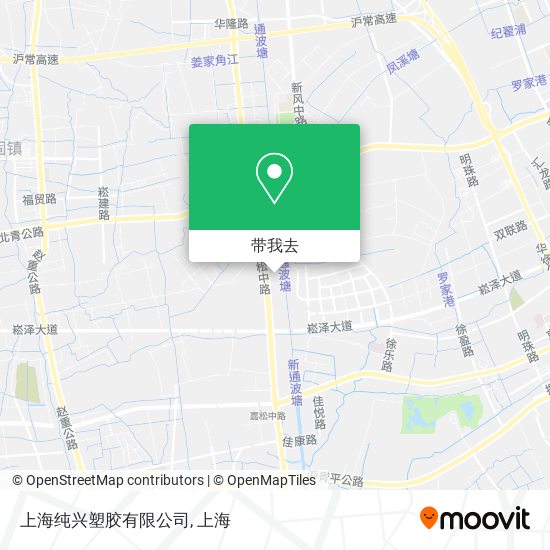 上海纯兴塑胶有限公司地图