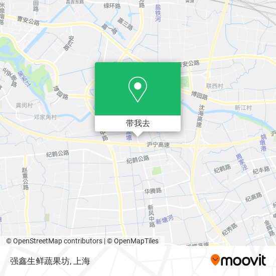强鑫生鲜蔬果坊地图
