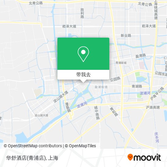 华舒酒店(青浦店)地图