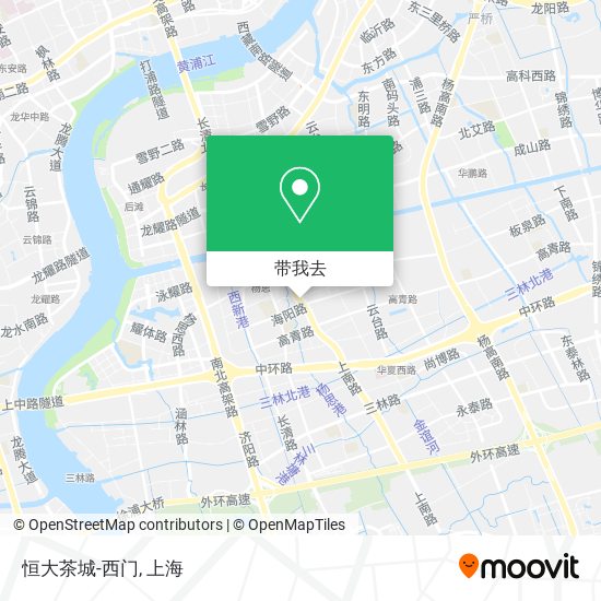 恒大茶城-西门地图