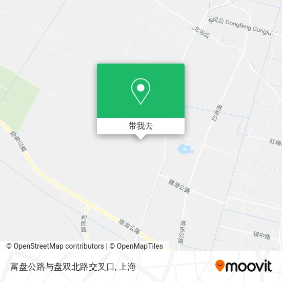 富盘公路与盘双北路交叉口地图