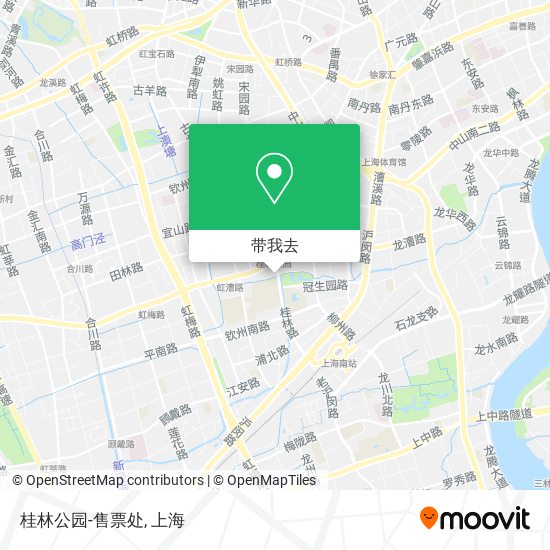桂林公园-售票处地图