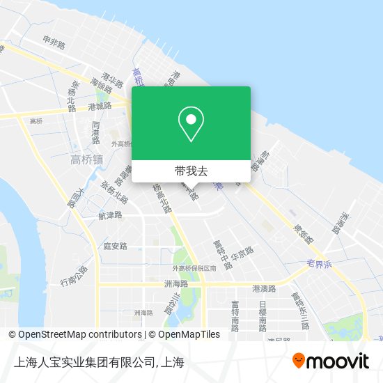 上海人宝实业集团有限公司地图