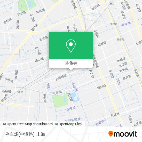 停车场(申港路)地图