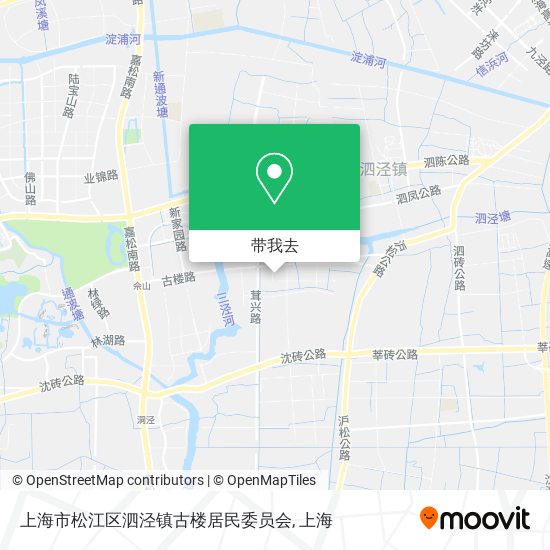 上海市松江区泗泾镇古楼居民委员会地图