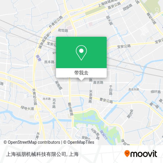上海福朋机械科技有限公司地图