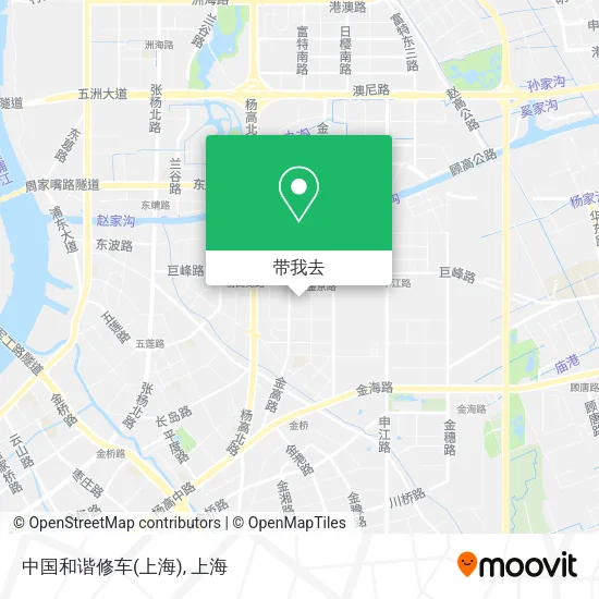 中国和谐修车(上海)地图