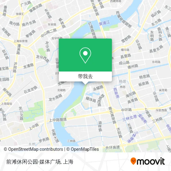 前滩休闲公园-媒体广场地图