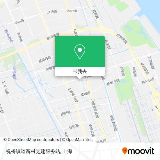 祝桥镇道新村党建服务站地图