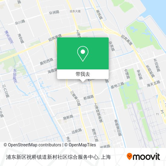 浦东新区祝桥镇道新村社区综合服务中心地图