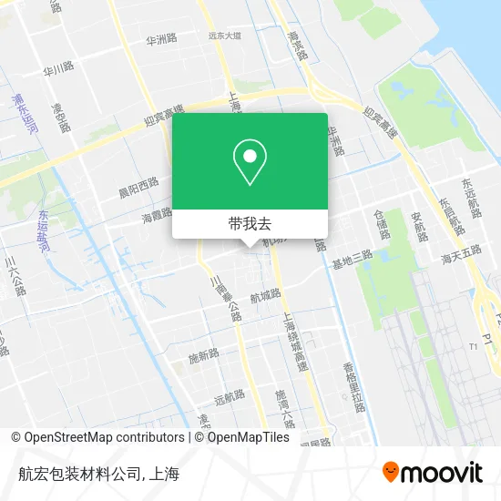 航宏包装材料公司地图