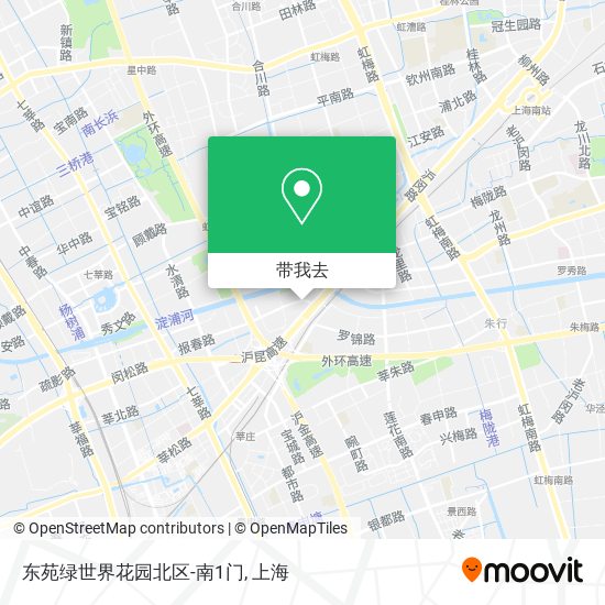 东苑绿世界花园北区-南1门地图