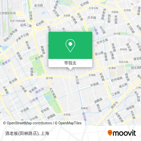 酒老板(田林路店)地图