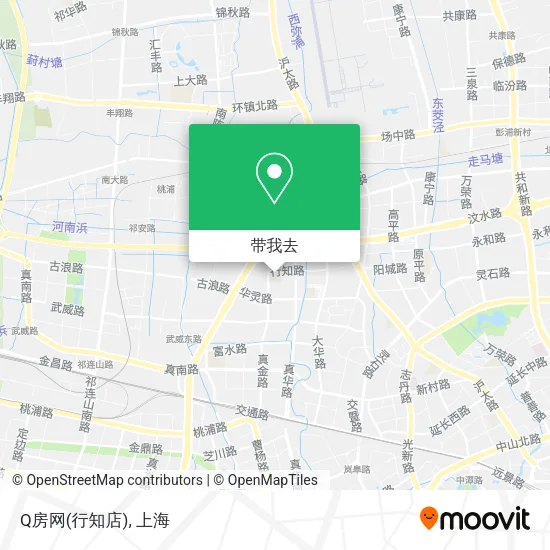 Q房网(行知店)地图