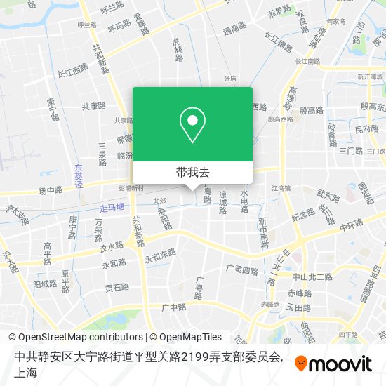 中共静安区大宁路街道平型关路2199弄支部委员会地图