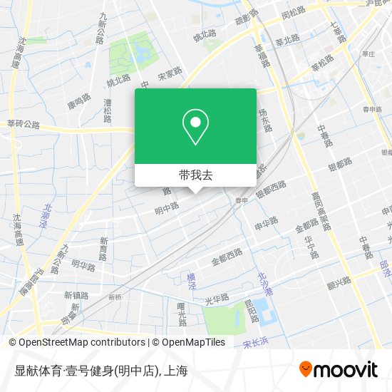 显献体育·壹号健身(明中店)地图