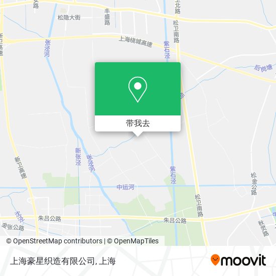 上海豪星织造有限公司地图