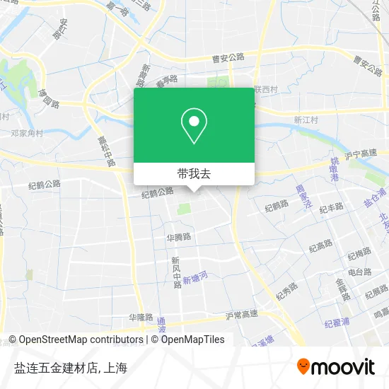 盐连五金建材店地图
