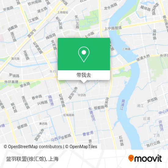 篮羽联盟(徐汇馆)地图