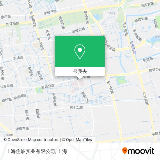 上海住岐实业有限公司地图