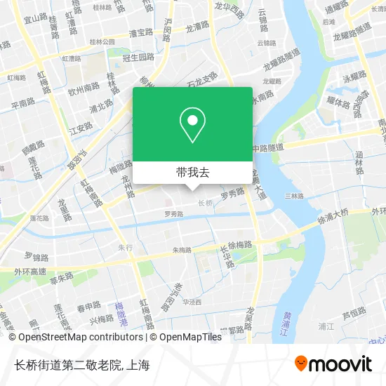 长桥街道第二敬老院地图