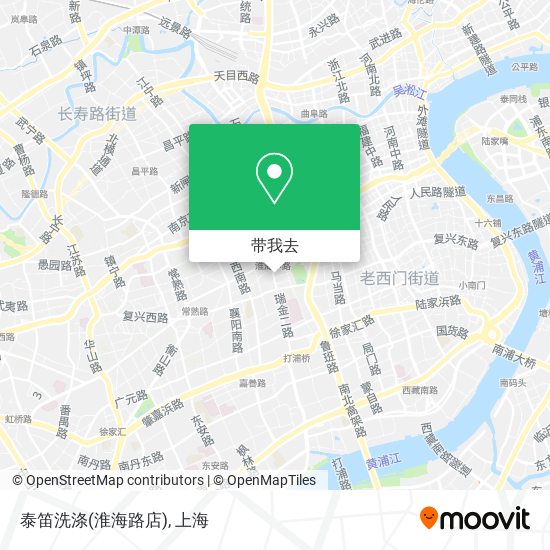 泰笛洗涤(淮海路店)地图