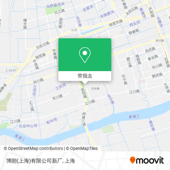 博朗(上海)有限公司新厂地图