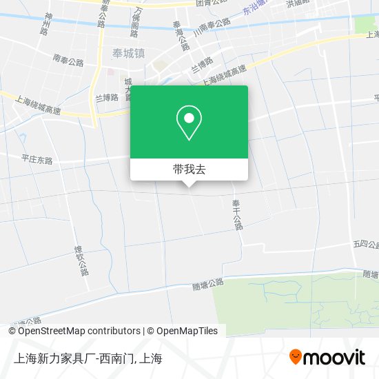 上海新力家具厂-西南门地图